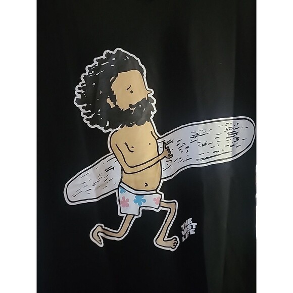 Vast Life Surf Graphic T Shirt Large NWT Yogi Sprints B7 Streetwear Nice Beach - Picture 2 of 5